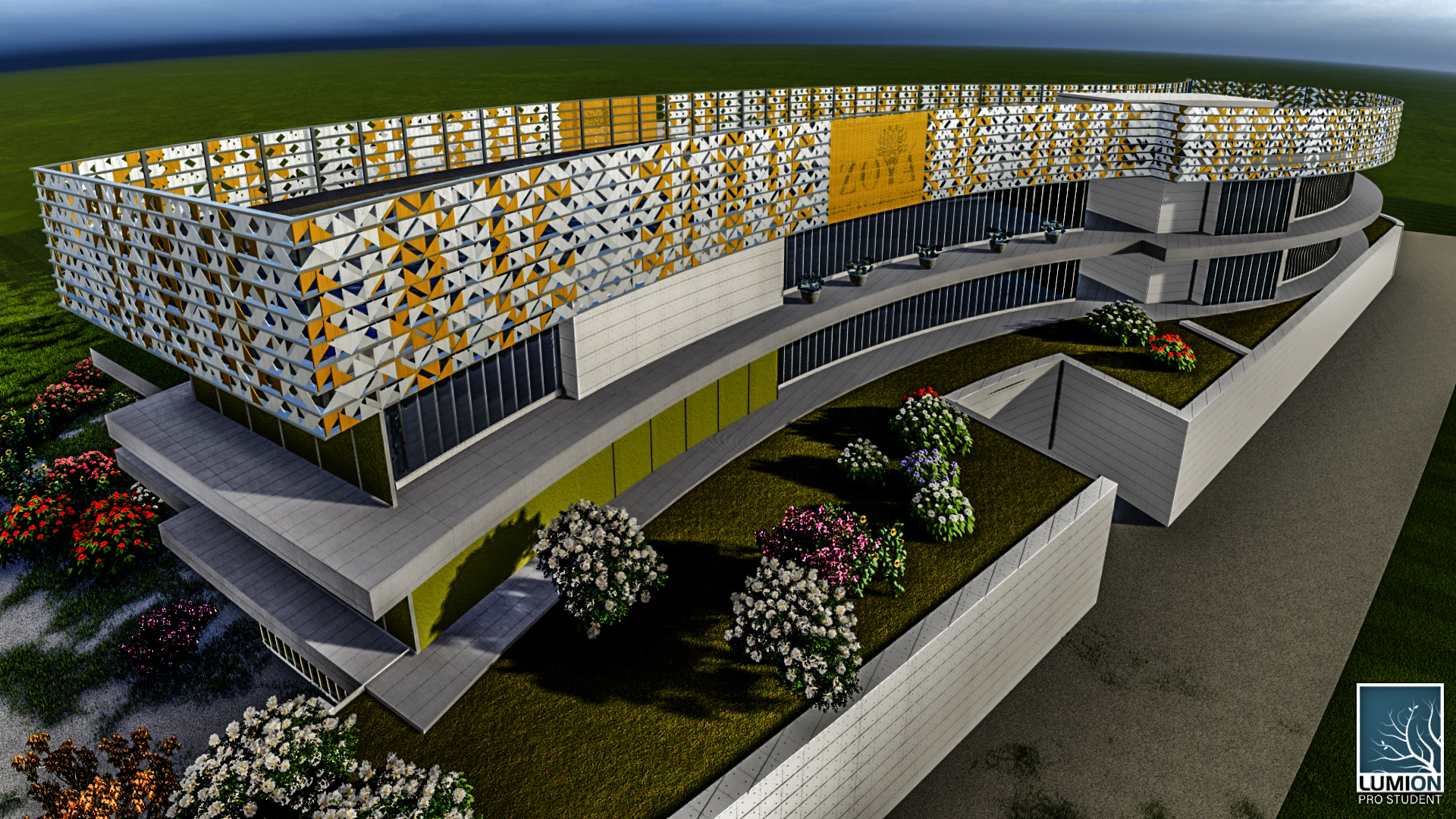 Car Parking Facade