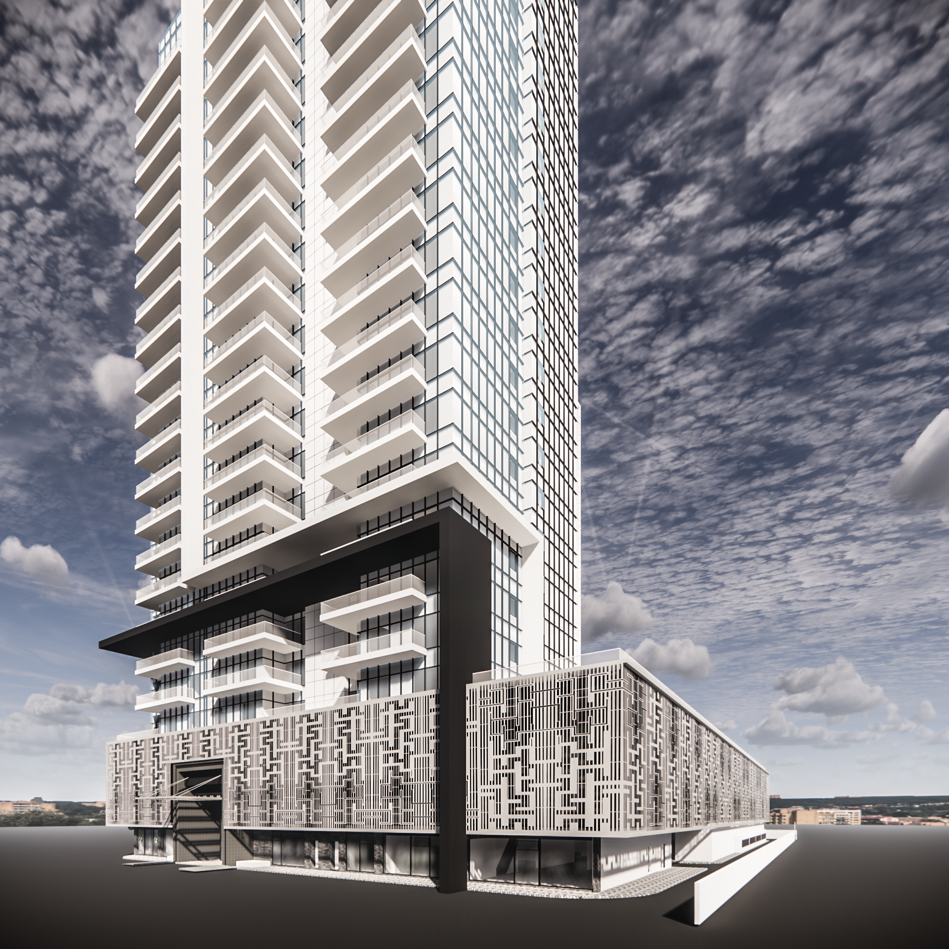 Car Parking Facade